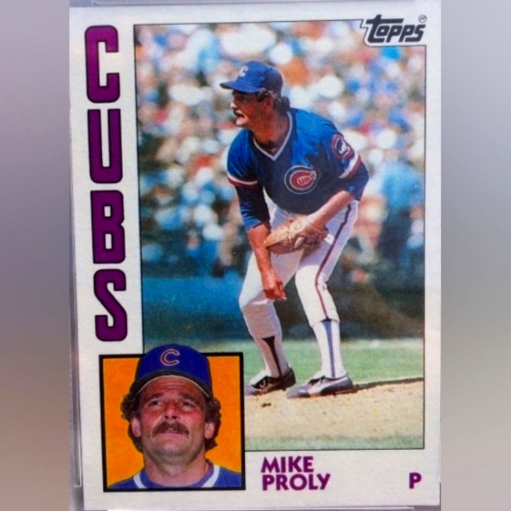 Mike Proly 1984 Topps Chewing Gum #437 D*